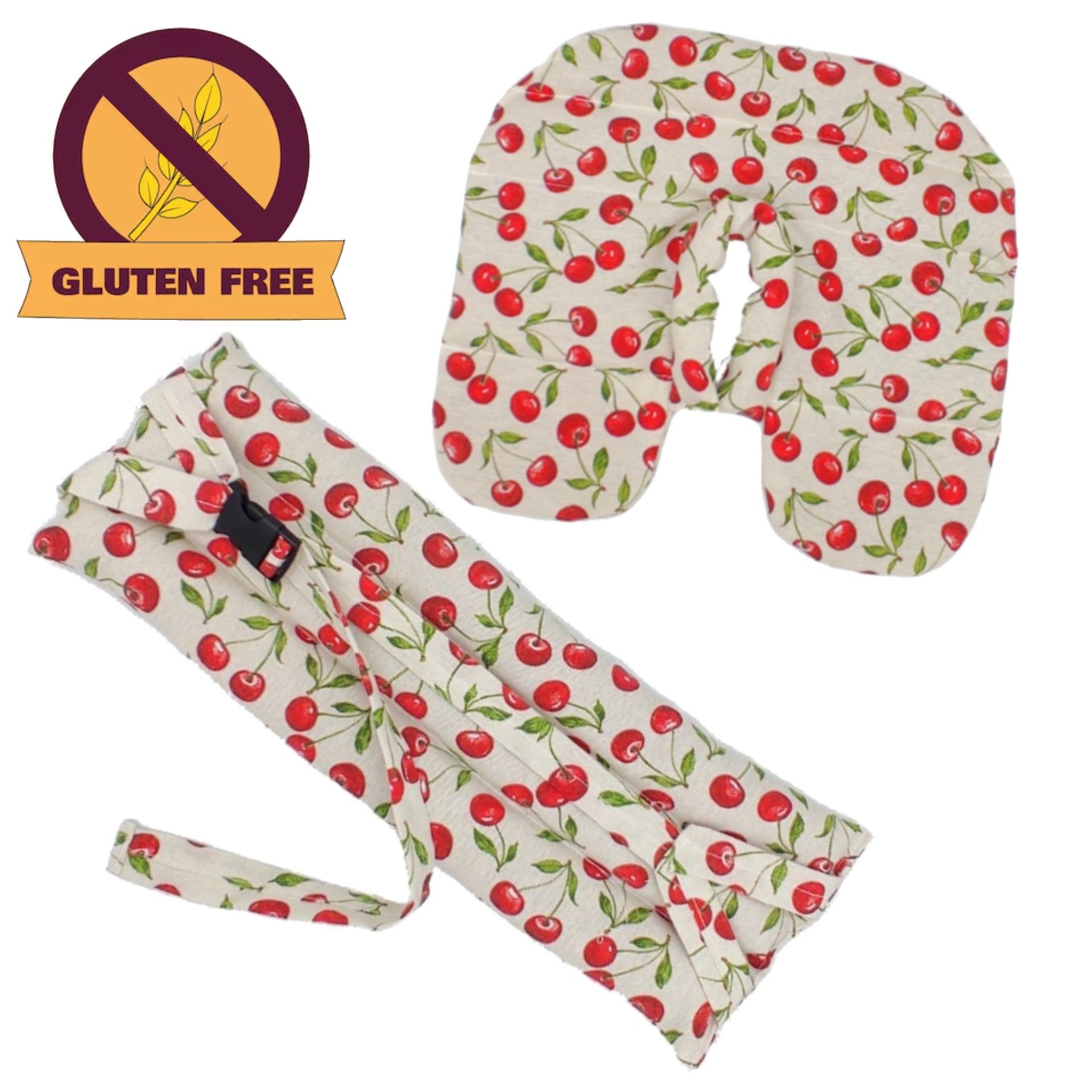 Pack Espalda Sana Térmico Cherry Gluten Free (Arroz)