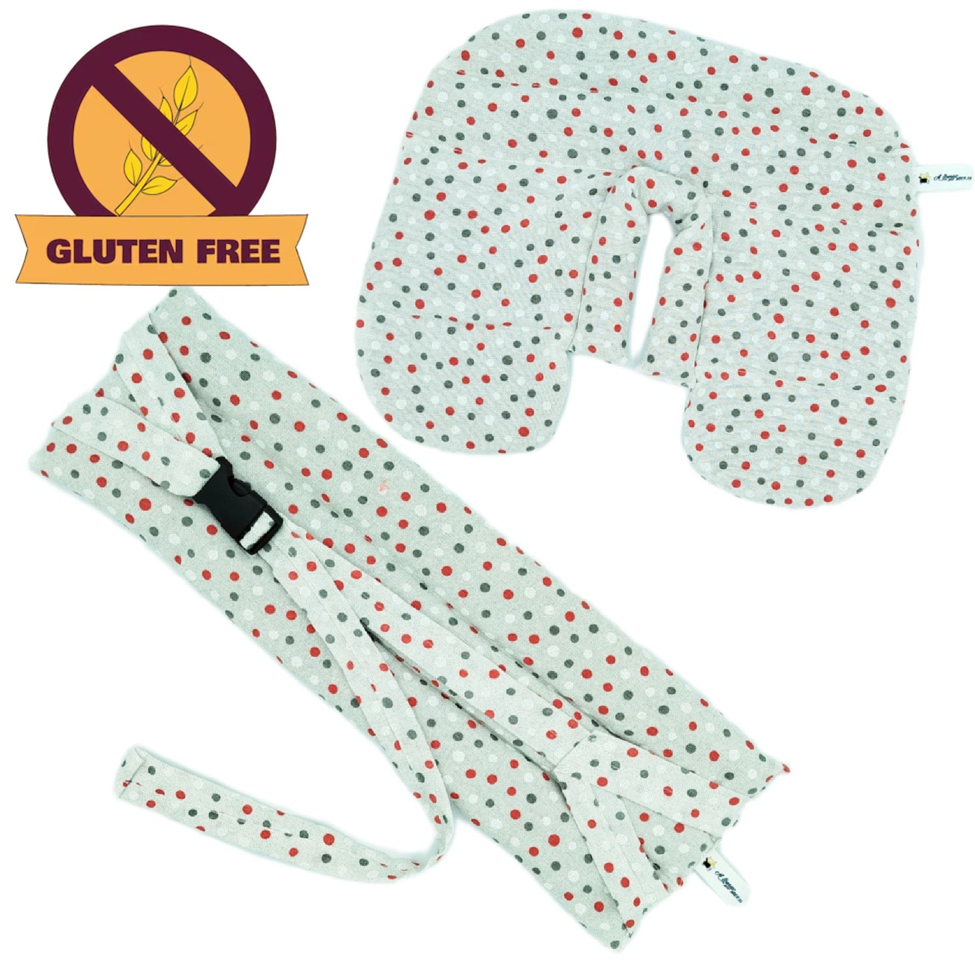 Pack Espalda Sana Térmico Lunares Gluten Free (Arroz)