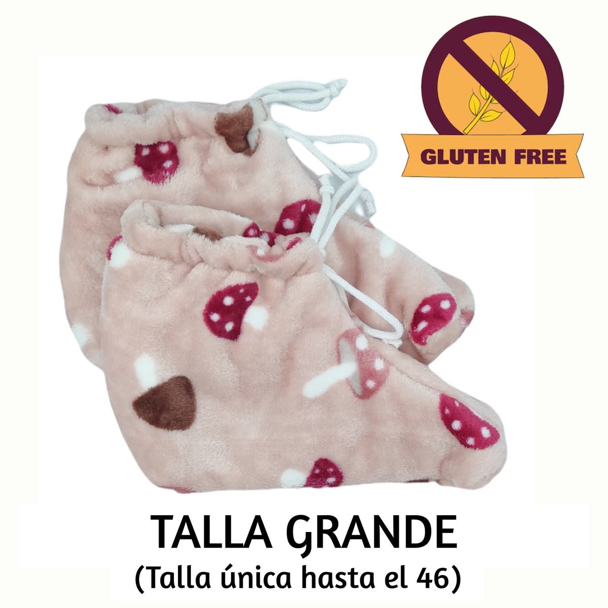 Patucos Térmicos Champis Gluten Free (Arroz) Grande