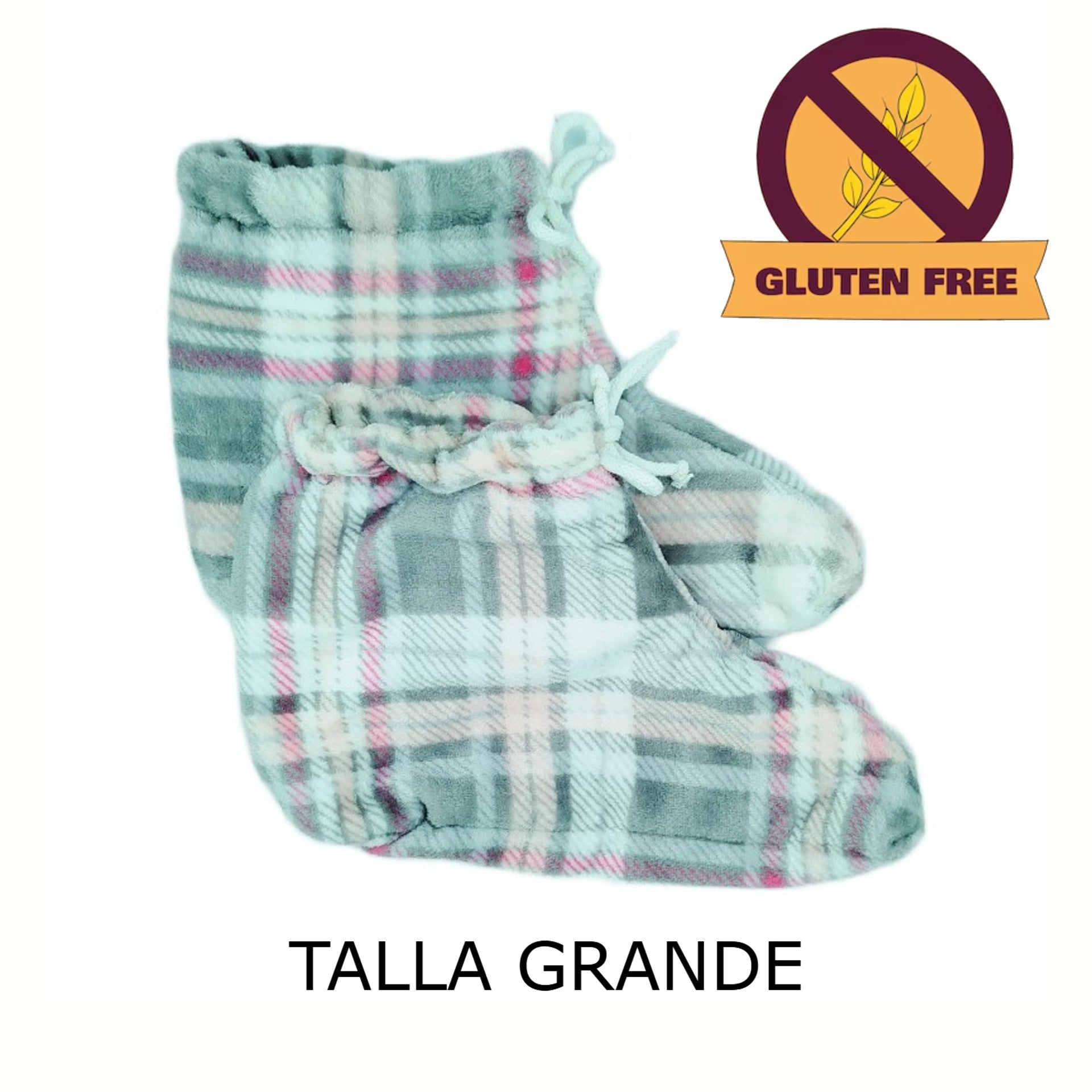 Patucos Térmicos Pink Escocia Gluten Free (Arroz) Grande