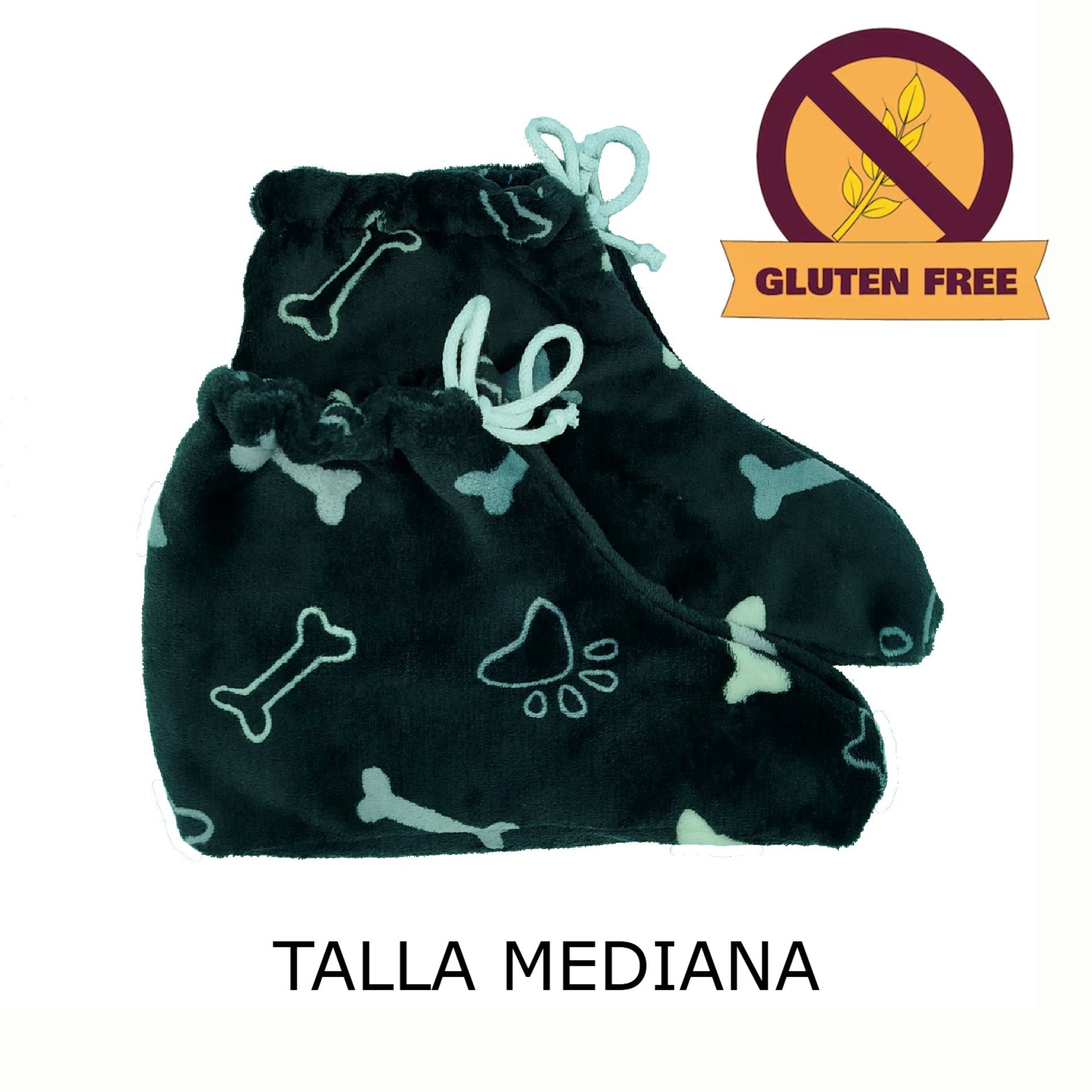 Patucos Térmicos Black Paw Gluten Free (Arroz) Mediana
