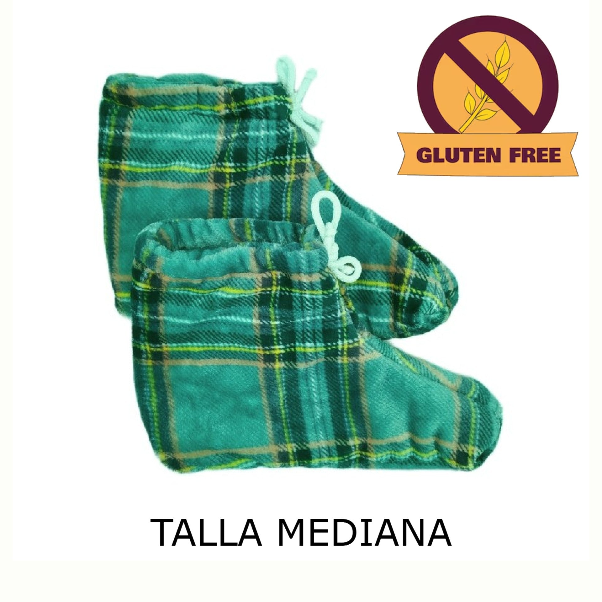 Patucos Térmicos Green Escocia Gluten Free (Arroz) Mediana